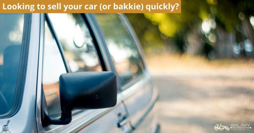 Looking to sell your car (or bakkie) quickly? 1 Looking to sell your car (or bakkie) quickly