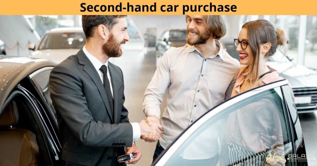 Second-hand car purchase 1 Second-hand car purchase