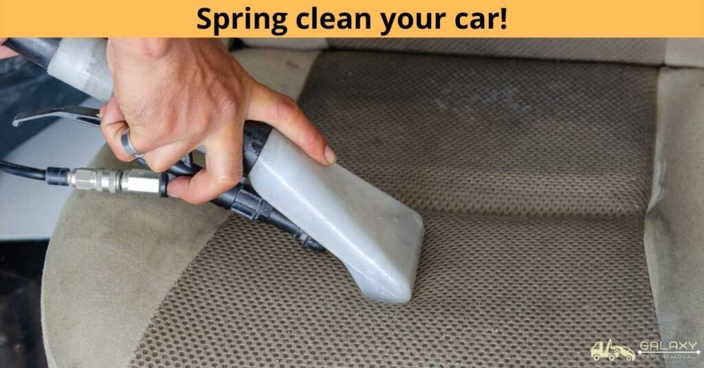 Spring clean your car! 1 Spring clean your car