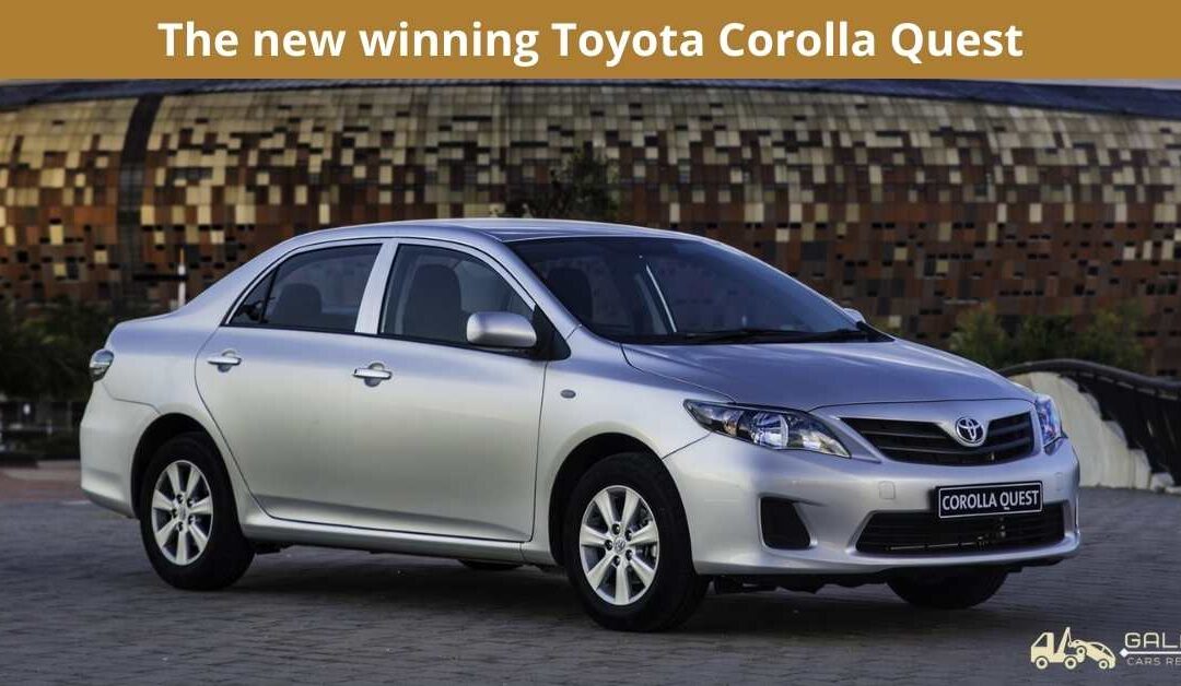 The new winning Toyota Corolla Quest